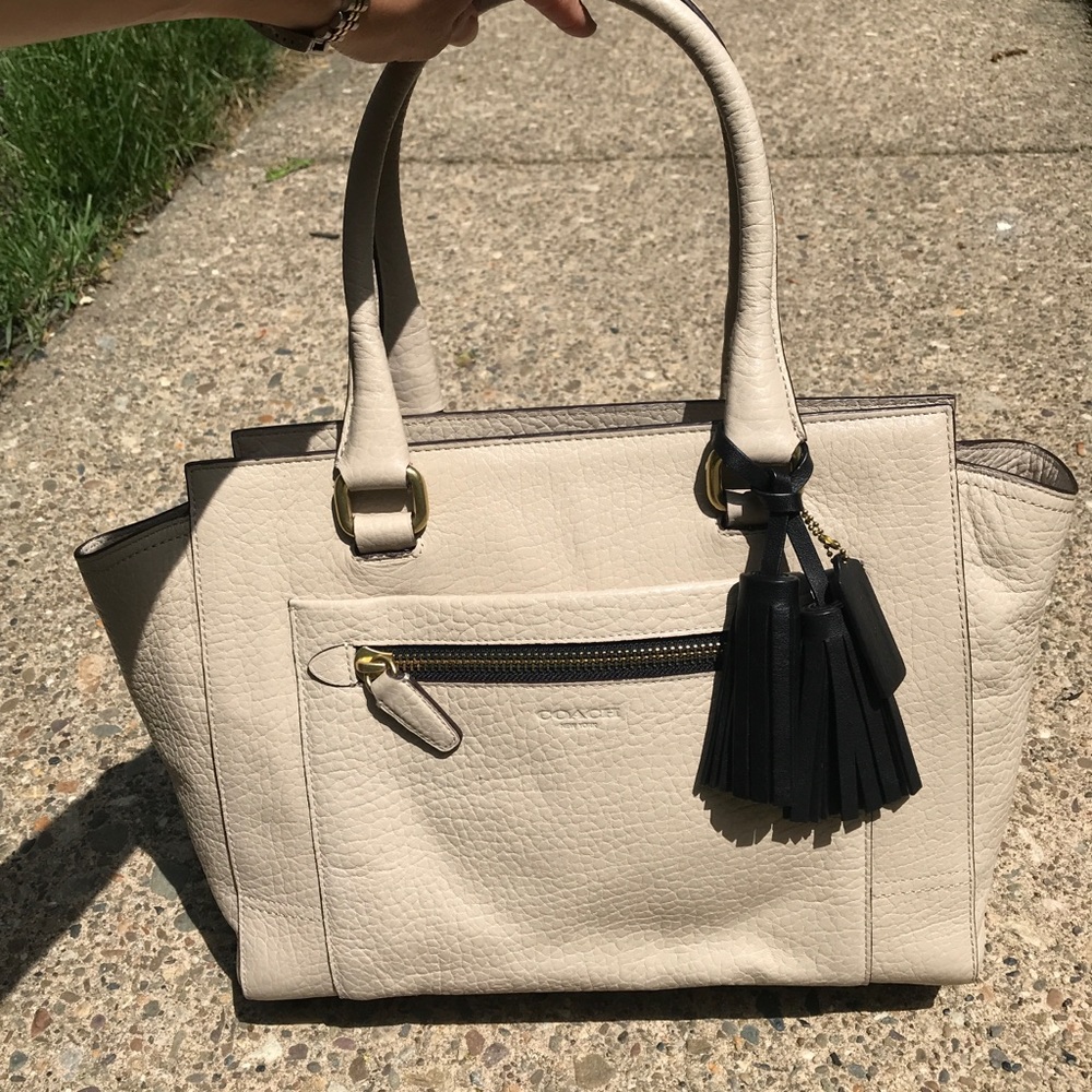 Coach Legacy Textured Lthr Candace Carryall Tote